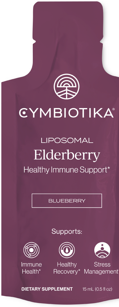 Cymbiotika Liposomal Elderberry Defense packaging